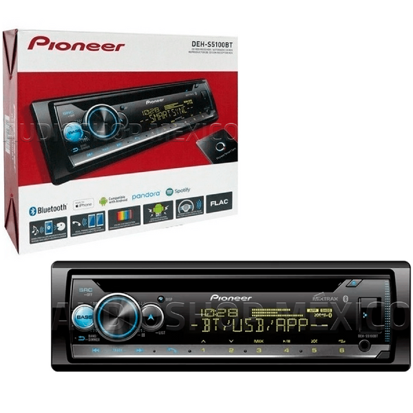RADIO CD Y USB PIONEER DEH-S510BT CON BLUETOOH - Techniauto Car Audio