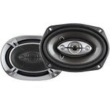 Bocinas Coaxiales Rock Series RKS-P694 280 Watts 6x9 Pulgadas 4 Vías 70 Watts RMS