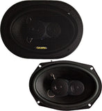 Bocinas Coaxiales Coustic Pro69 800 Watts 6x9 Pulgadas 4 Ohms 3 Vías