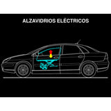 Kit de Vidrios Eléctricos Universal para autos 2 Puertas Extreme ACKIVI