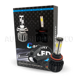 Kit Led Carbon 55 Watts CARLED H4 9007 H13 H/L Alta/baja H1 H3 9005 9006 H7 H11 4 Caras 6000K Blanco