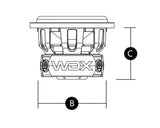 Subwoofer DB Drive WDX6.5G1.4 600W 6.5 PLG