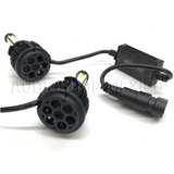 Kit Led Carbon 55 Watts CARLED H4 9007 H13 H/L Alta/baja H1 H3 9005 9006 H7 H11 4 Caras 6000K Blanco