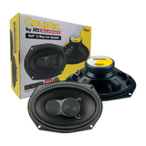 Bocinas Coaxiales Coustic Pro69 800 Watts 6x9 Pulgadas 4 Ohms 3 Vías