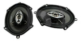 Bocinas Coaxiales Rock Series RKS-P574 220 Watts 5x7 Pulgadas 4 Vías