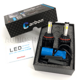 Kit Led Carbon 55 Watts CARLED H4 9007 H13 H/L Alta/baja H1 H3 9005 9006 H7 H11 4 Caras 6000K Blanco