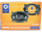 Par De Bocinas Quantum Audio QRS46 130 Watts 4x6 Pulgadas 3 Vías - Audioshop México lo mejor en Car Audio en México -  Quantum