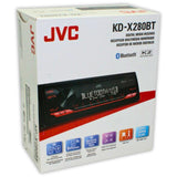 Autoestéreo 1 DIN JVC KD-X280BT Bluetooth USB AUX App Control