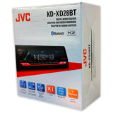 Autoestéreo 1 DIN JVC KD-XD28BT Bluetooth USB AUX 13 Bandas