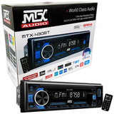 Autoestéreo 1 DIN MTX-430BT USB Bluetooth Siri 10 Bandas Eq.