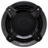 Bocinas Coaxiales Atomic Audio IRON65 800 Watts 6.5 Pulgadas 4 Ohms 3 Vías