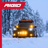 Faros Rigid Industries 360-series De 6 Pulg Lente Ámbar Pro