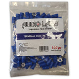 Terminal de Ojo Azul Audio Labs ADL-TO-AZ1614 Calibres 16-14 (Contiene 100 piezas)