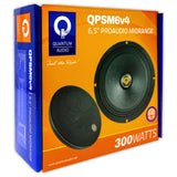 Medio Rango Quantum Audio QPSM6v4 300 Watts 6.5 Pulgadas 4 Ohms 175W RMS (Venta individual)