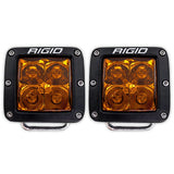 Par Faros Rigid D-series Spot Ambar Pro Utv Jeep 4x4 Offroad