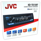 Autoestéreo 1 DIN JVC KD-TD72BT CD USB BT AUX FM