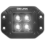 Luz Reversa y Freno RGB 4 Pulgadas DB Link DBFM4K-BL Empotra