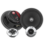 Set de Medios Rangos DB Drive PRO6K 500 Watts 6.5 Pulgadas