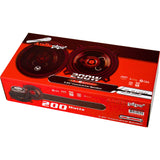 Bocinas coaxiales Audiopipe CSL-1502R 5.25 PLG 200 Watts