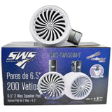 Bocinas De Torre Marinas Audiopipe SWS-TW650WHT 200W 4 Ohms