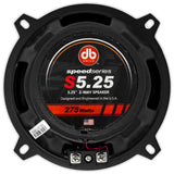 Bocinas DB Drive S5.25 275W 5.25 PLG Speed Series