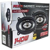 Bocinas Coaxiales Rock Series RKS-P464 120 Watts 4x6 Pulgadas Chevy Spark