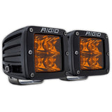 Par Faros Rigid D-series Spot Ambar Pro Utv Jeep 4x4 Offroad