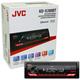 Autoestéreo 1 DIN JVC KD-X280BT Bluetooth USB AUX App Control