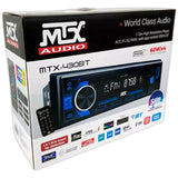 Autoestéreo 1 DIN MTX-430BT USB Bluetooth Siri 10 Bandas Eq.