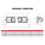 Barra Led 40 Pulgadas Rigid Radiance Plus RGB Jeep 240053