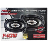 Bocinas Coaxiales Rock Series RKS-P464 120 Watts 4x6 Pulgadas Chevy Spark