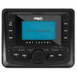 Estéreo Digital para vehículo marino Wet Sounds WS-MC-5 Bluetooth Entrada Auxiliar 3.5 mm LCD