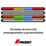 Barra de luz Chase LED Rigid 5 Colores 28 Pulgadas Montaje