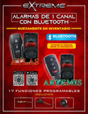 Alarma Extreme ATLAS Bluetooth 17 Funciones Relay Sirena Switch 1 Canal - Audioshop México lo mejor en Car Audio en México -  Extreme